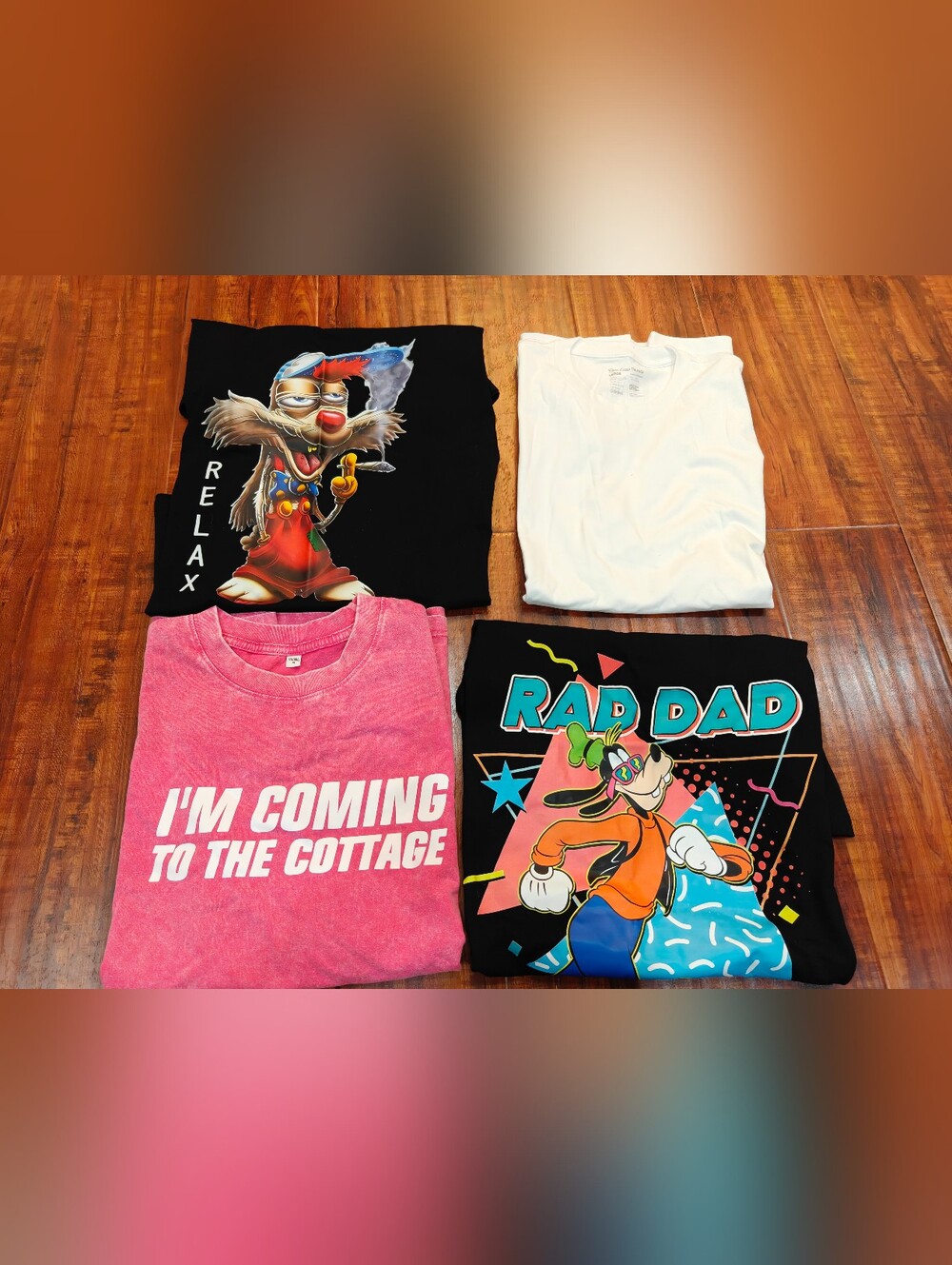 New Mens Graphic Tee Bundle  - Size m &L